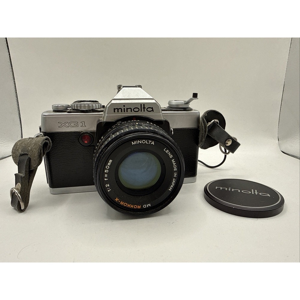 Minolta XG-1 Camera W/ 50 mm Rokkor-X Lens Semi-Tested Good Preowned READ